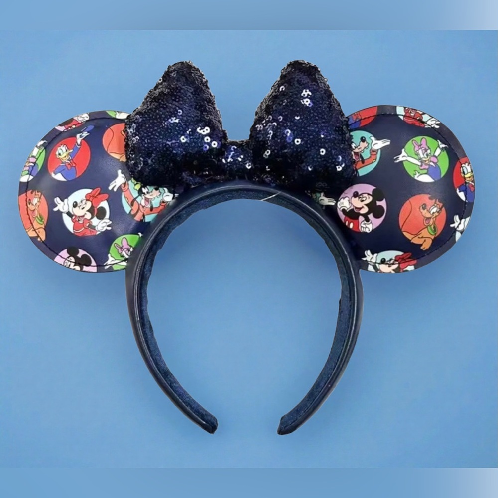 Disney Parks Mickey & Friends Sequin Bow Ears